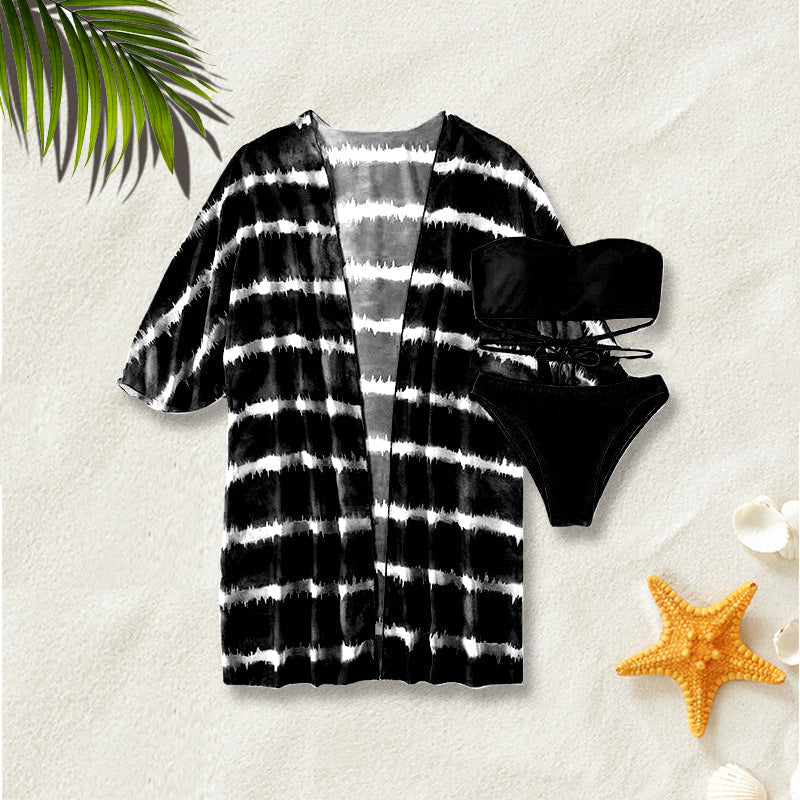 Conjunto Biquini e Saída Tropical Glam